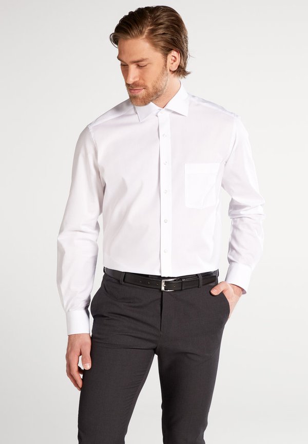 Hemd, Eterna Swiss-Cotton, Modern Fit tailliert, weiß 1100/00 X19K 65