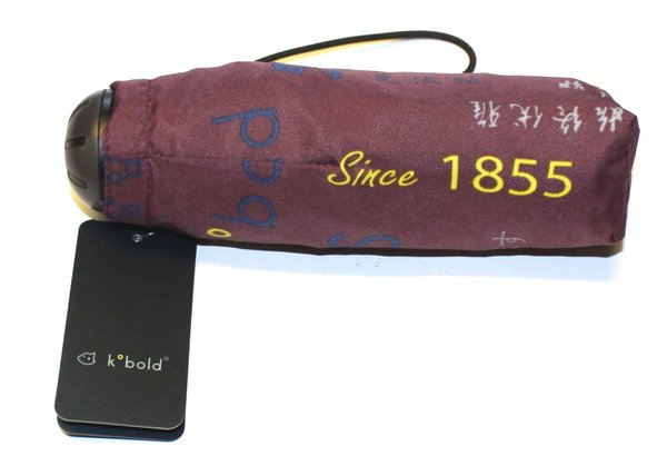 Original Kobold Mikro-Taschenschirm, klein, leicht und stabil 333511