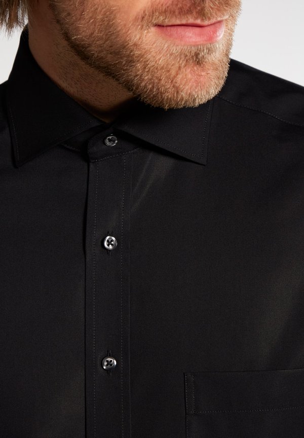 Men`s Shirt, Eterna Excellent, Comfort Fit, black, 1100/39 E187 65