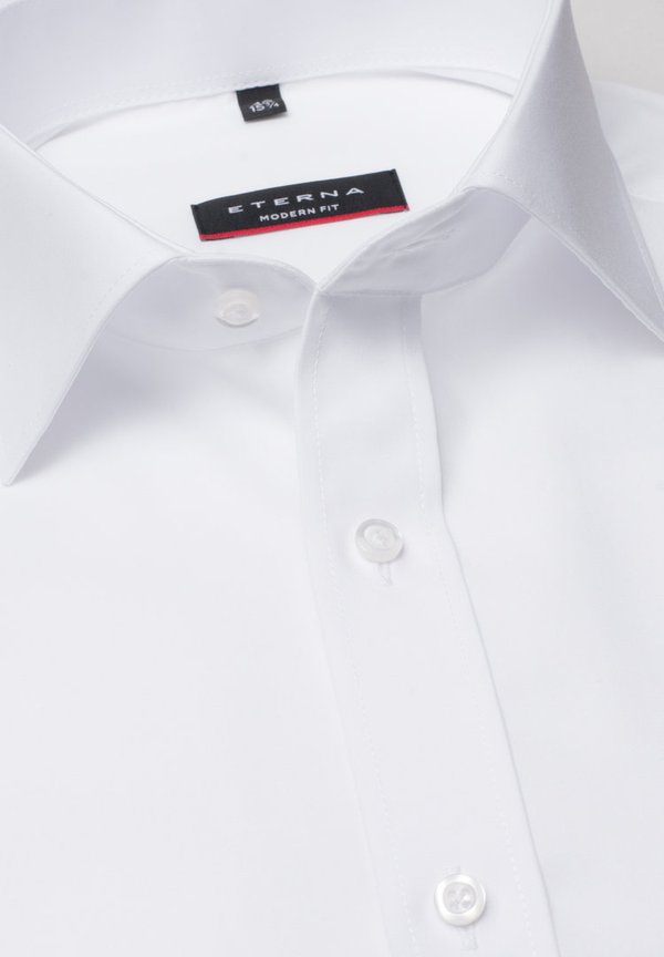 Hemd, Eterna Swiss-Cotton, Modern Fit tailliert, weiß 1100/00 X19K 65