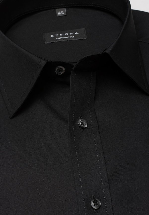 Hemd, Eterna Excellent, Comfort Fit, schwarz 1100/39 E19K 65
