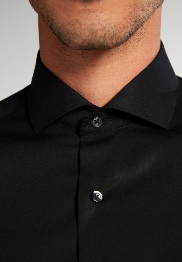 Slim-Fit-Hemd, Eterna Swiss Cotton, schwarz 1100/39 F170