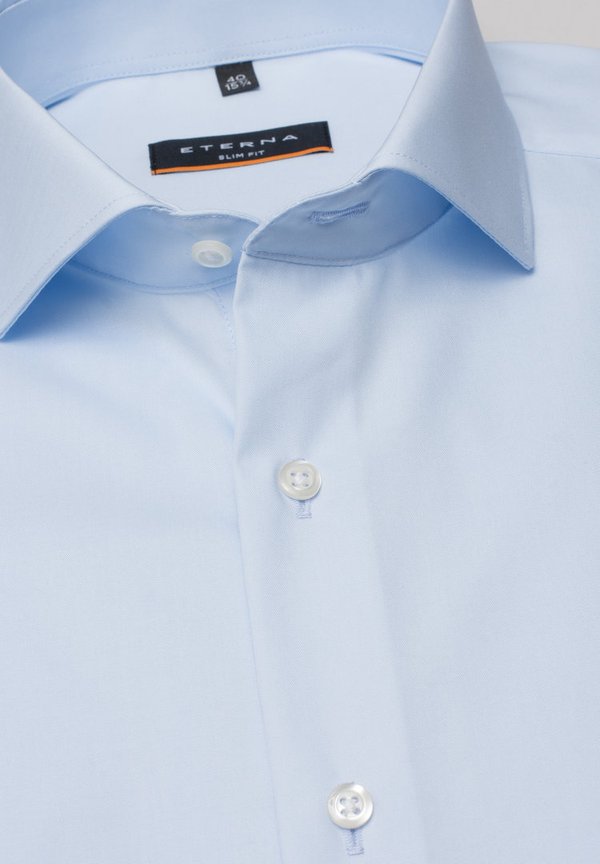 Men´s Shirt, Slim Fit, Eterna, Swiss Cotton, light blue, 1100/10 F170 67