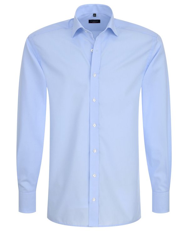 Men`s Shirt, Eterna Excellent Swiss-Cotton, Modern Fit, light blue, 1100/10 X177 65