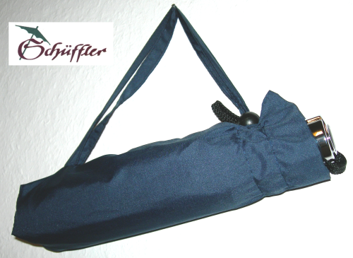 Navy-Blue Folding Umbrella, 10 Sections, windproof   300225