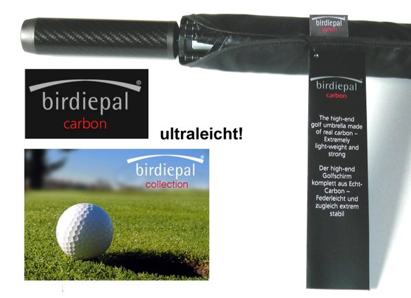 Golfschirm, Gästeschirm, extragroß, ultraleicht, Carbon 201157