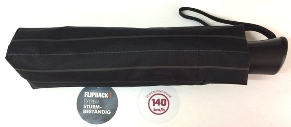 Taschenschirm, windstabil, Doppler Flipback Automatik 400112