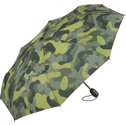 Taschenschirm, Auf und Zu Automatik, windstabil, Camouflage Design 400016