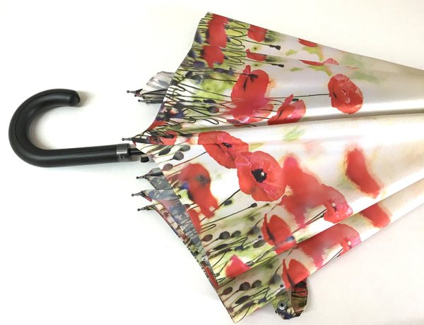 Automatic Stick Umbrella "Poppies" 100248